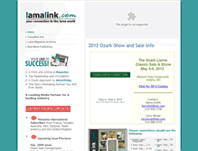 Tablet Screenshot of lamalink.com